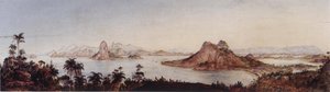 Vista de la entrada de la bahía de Río de Janeiro